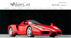 Desktop Screenshot of motorcars-intl.com